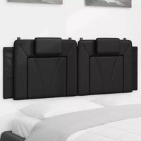 Coussin de tête de lit vidaXL suspendu, dossier à oreiller rembourré pour chambre, similicuir
