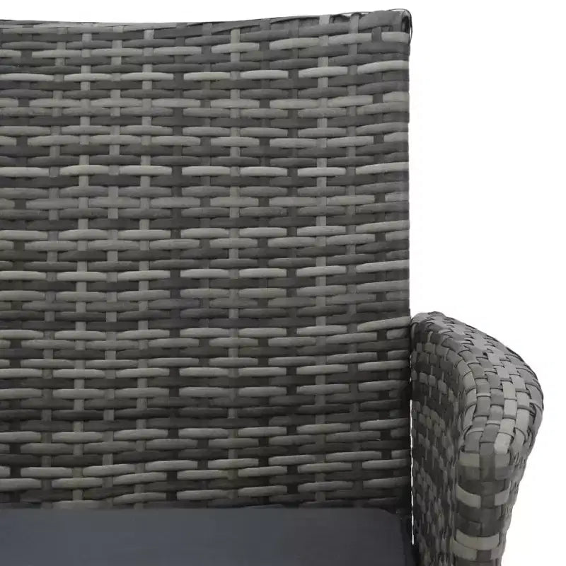 Canapé de patio 2 places avec table d'appoint, disponible en plusieurs couleurs