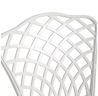 Whisen Ensemble de 3 Meubles de Patio Anti-Rouille et d'Extérieur en Aluminium avec 1 Table Ronde et 2 Chaises avec Coussins Moelleux