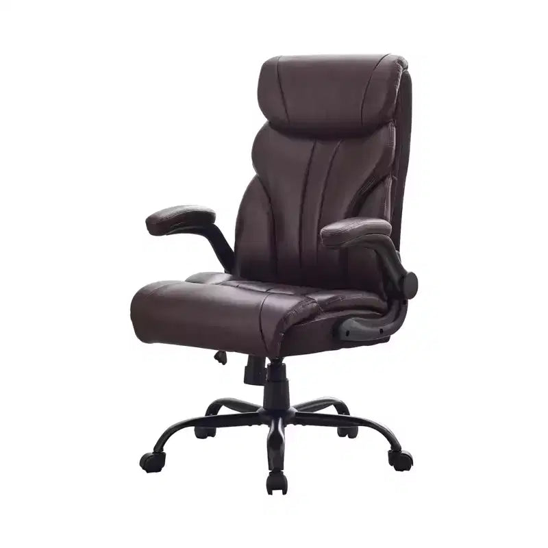 Chaise de bureau, chaise de direction grande taille 500 lb avec repose-pieds, chaise gaming en cuir inclinable 90-155