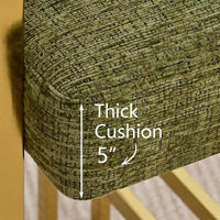 Ensemble table à manger ronde extensible en ovale avec 4 fauteuils en velours, design moderne à piédestal, jusqu'à 8 personnes - Panipeachy
