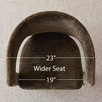 Ensemble table à manger ronde avec 2 fauteuils en chenille, table moderne à piédestal et chaises rembourrées à dossier complet et accoudoirs - Panipeachy
