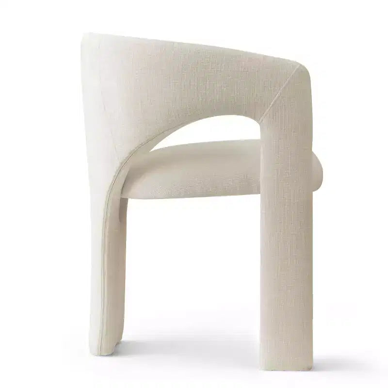 Ensemble table à manger ronde avec 2 fauteuils en chenille, table moderne à piédestal et chaises rembourrées à dossier complet et accoudoirs - Panipeachy