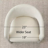 Ensemble table à manger ronde avec 2 fauteuils en chenille, table moderne à piédestal et chaises rembourrées à dossier complet et accoudoirs - Panipeachy