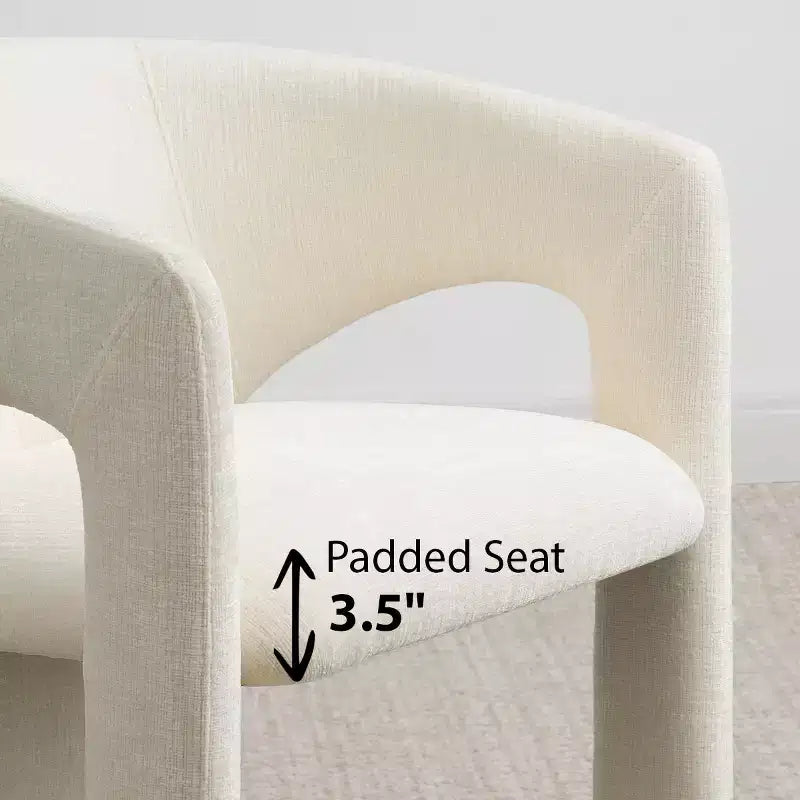 Ensemble table à manger ronde avec 2 fauteuils en chenille, table moderne à piédestal et chaises rembourrées à dossier complet et accoudoirs - Panipeachy