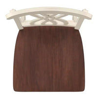 Tabourets de comptoir bicolores Countryside - Lot de 2 - iNSPIRE Q