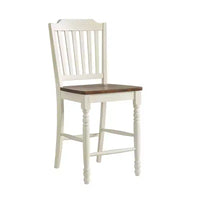 Tabourets de comptoir bicolores Countryside - Lot de 2 - iNSPIRE Q