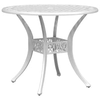 vidaXL Ensemble repas de jardin 3 pcs Aluminium Mobilier d'extérieur Patio moderne