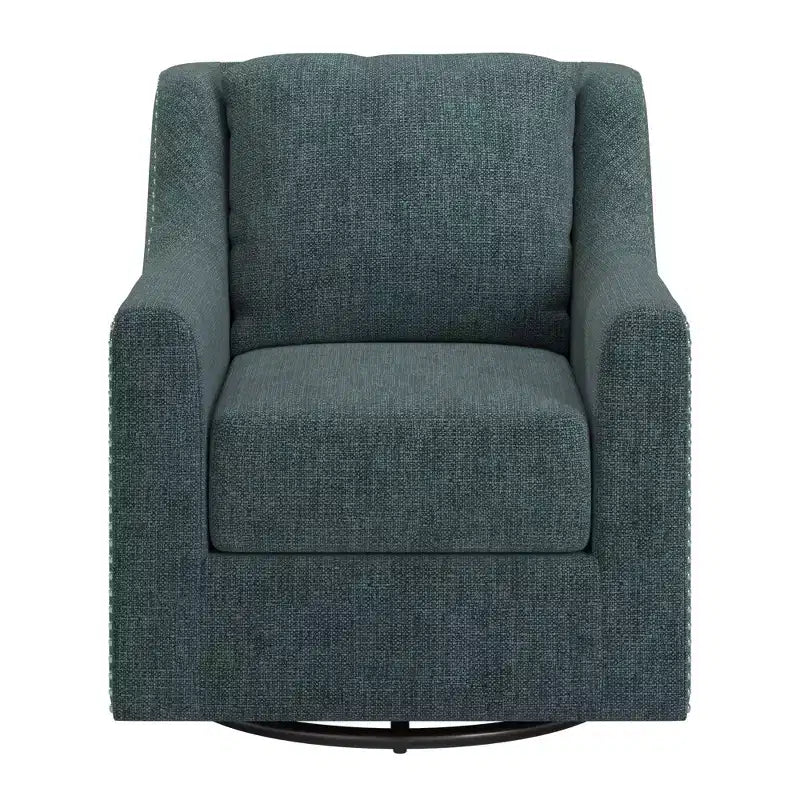 Halden fauteuil d'appoint pivotant à clous de tapissier - iNSPIRE Q