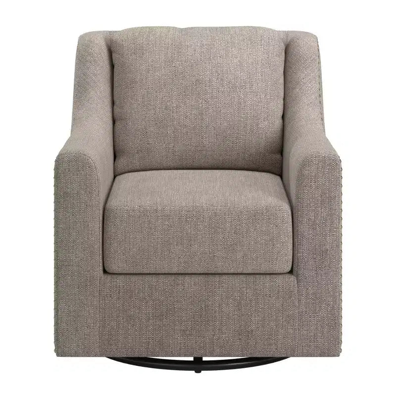 Halden fauteuil d'appoint pivotant à clous de tapissier - iNSPIRE Q
