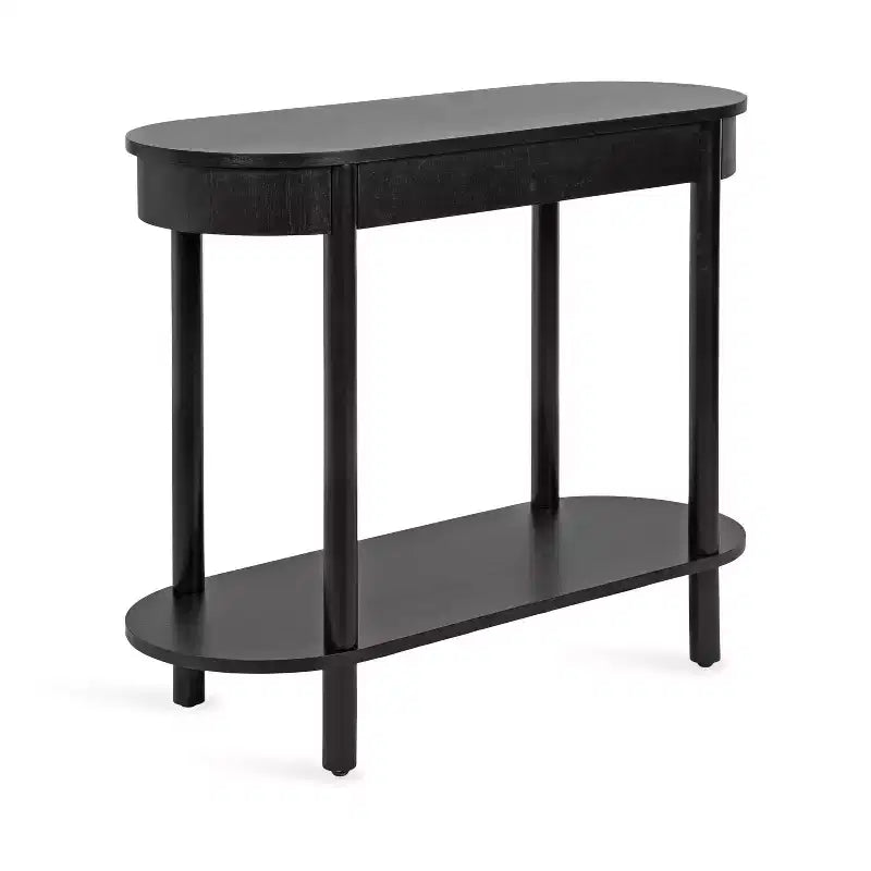 Console Koji Capsule Kate and Laurel, 36x14x30, Noir