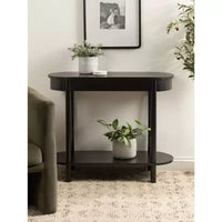 Console Koji Capsule Kate and Laurel, 36x14x30, Noir