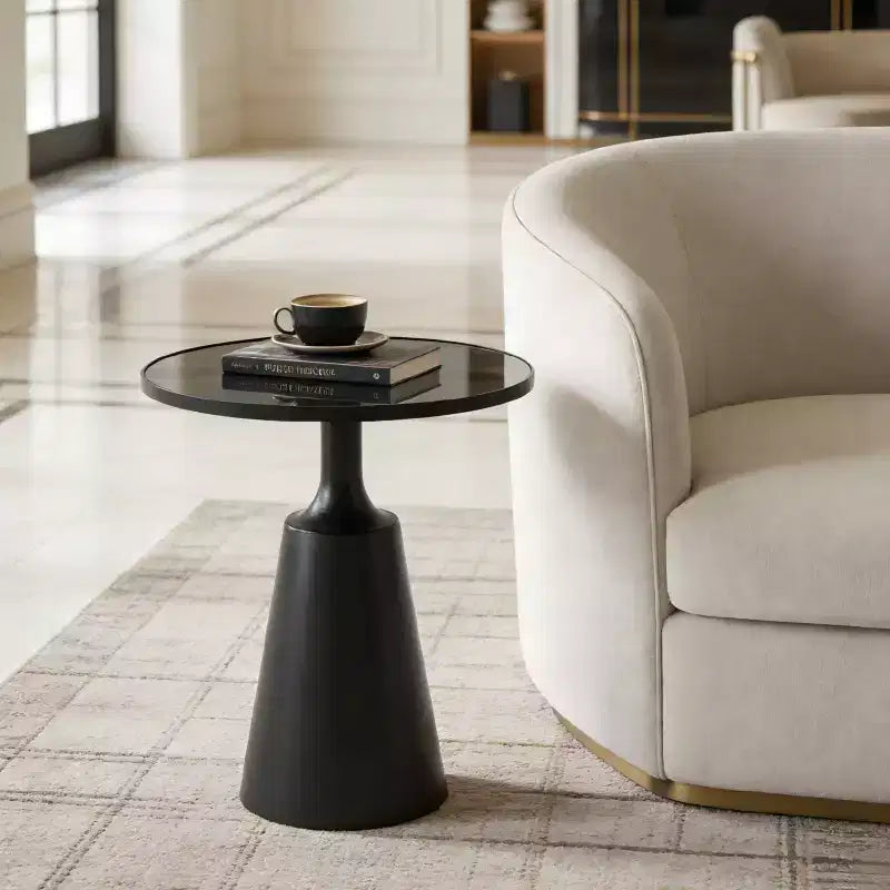 Christopher Knight Home Viviana table d'appoint ronde moderne en fer