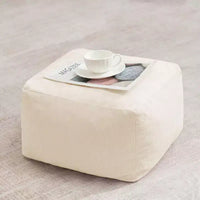 Hommpa Fauteuil poire ergonomique en velours côtelé en forme de chat avec ottoman pour adultes - Canapé ergonomique en peluche, siège de jeu et de détente
