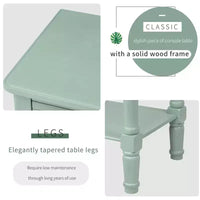 Console étroite de 60 cm avec 3 tiroirs et étagère, table d'appoint pour petite entrée ou salon