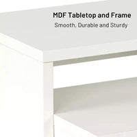 FurnitureR rehausseur de moniteur à deux niveaux, support de moniteur ergonomique avec étagère de rangement, organisateur de bureau pour ordinateur portable, PC et fournitures de bureau
