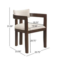 Ensemble de salle à manger rond moderne 5 pièces Christopher Knight Home Shankar avec chaises rembourrées en bois d'hévéa