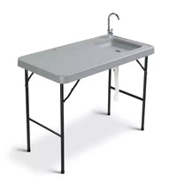 Table de nettoyage de poisson pliante Karl Home de 113,8 cm pour terrasse