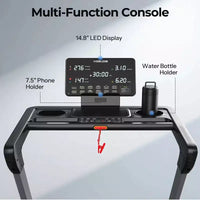 Tapis de course pliable YOSUDA TM2 avec moteur brushless silencieux, exercice d'intérieur pour femmes/hommes