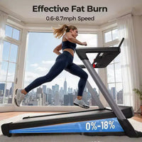 Tapis de course pliable YOSUDA TM2 avec moteur brushless silencieux, exercice d'intérieur pour femmes/hommes
