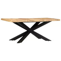 vidaXL Table de salle à manger - bois massif récupéré