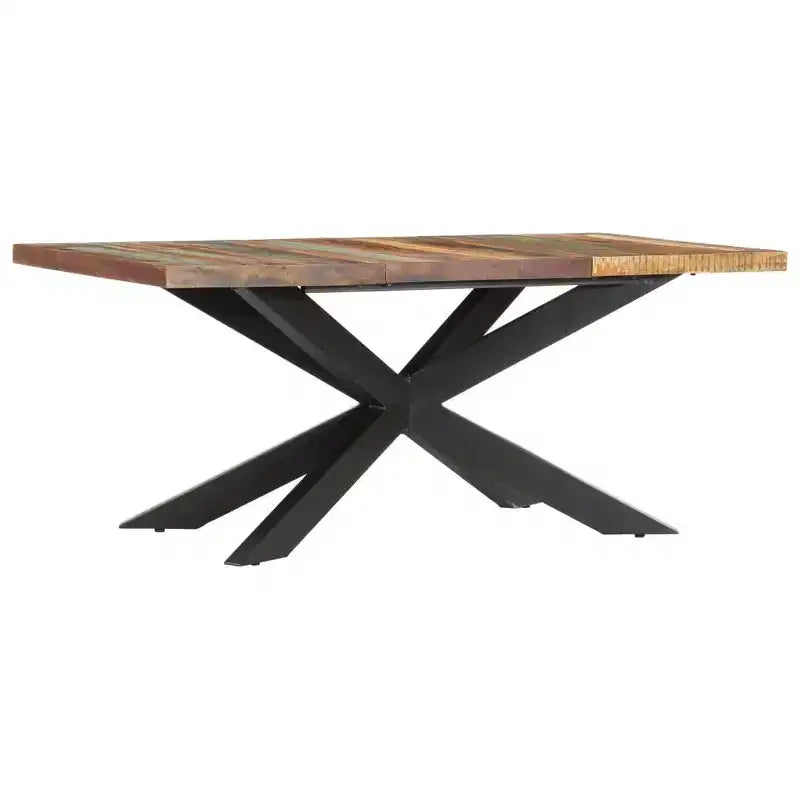 vidaXL Table de salle à manger - bois massif récupéré