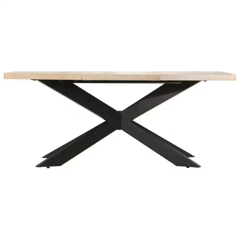 vidaXL Table de salle à manger - bois massif récupéré