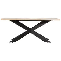 vidaXL Table de salle à manger - bois massif récupéré
