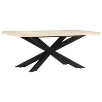 vidaXL Table de salle à manger - bois massif récupéré