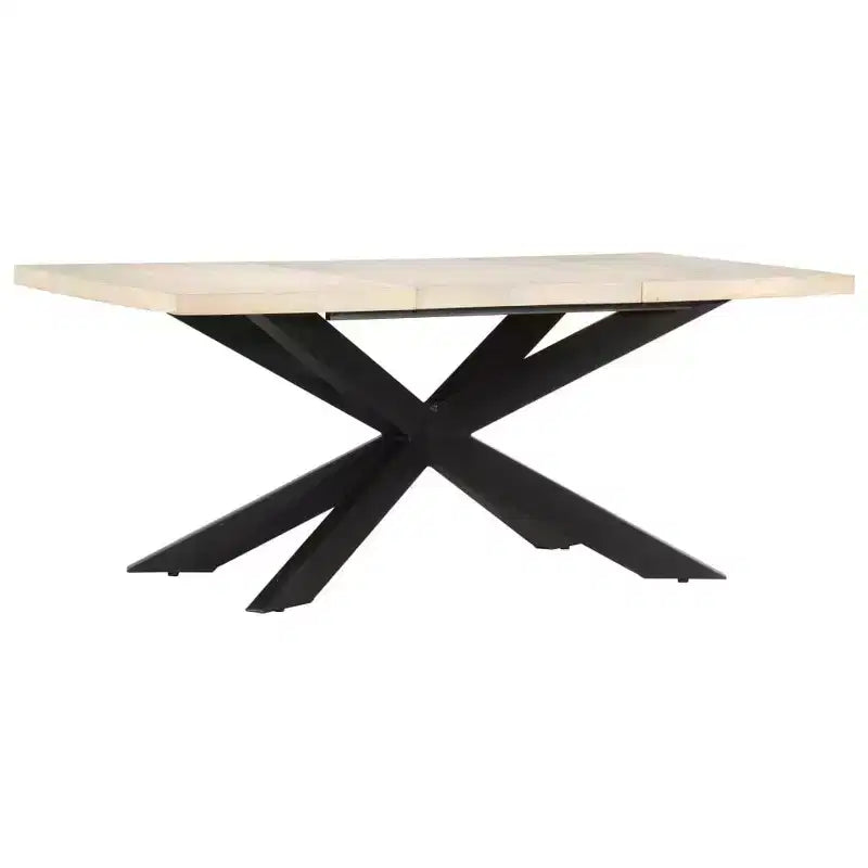 vidaXL Table de salle à manger - bois massif récupéré