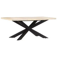 vidaXL Table de salle à manger - bois massif récupéré