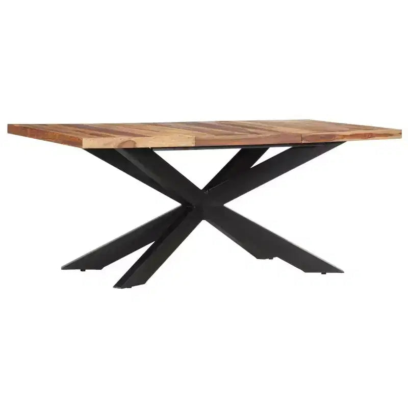 vidaXL Table de salle à manger - bois massif récupéré