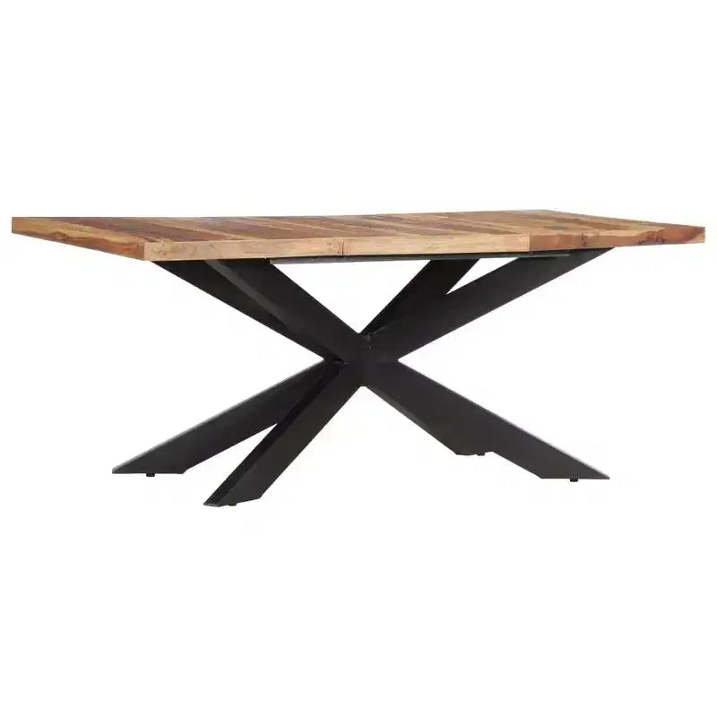 vidaXL Table de salle à manger - bois massif récupéré