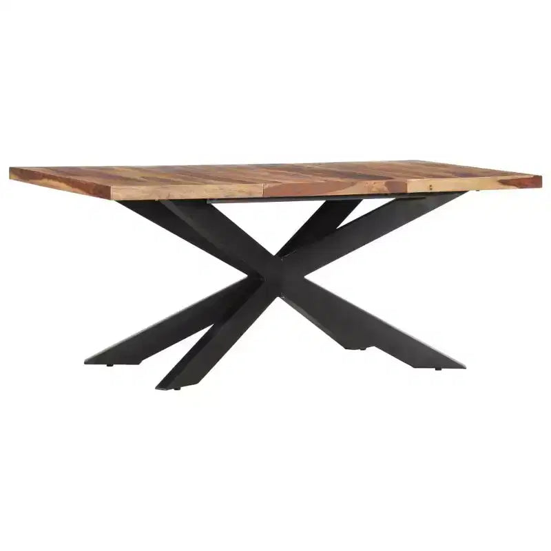vidaXL Table de salle à manger - bois massif récupéré