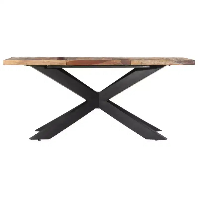 vidaXL Table de salle à manger - bois massif récupéré