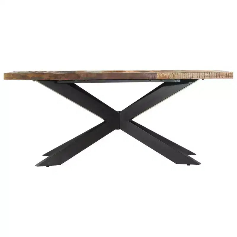 vidaXL Table de salle à manger - bois massif récupéré
