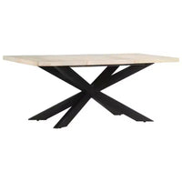 vidaXL Table de salle à manger - bois massif récupéré
