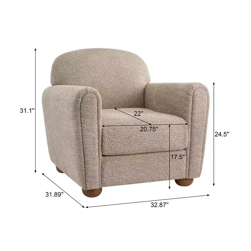 Christopher Knight Home Yannis Fauteuil d'appoint moderne rembourré en bois avec accoudoirs Rom (lot de 2)