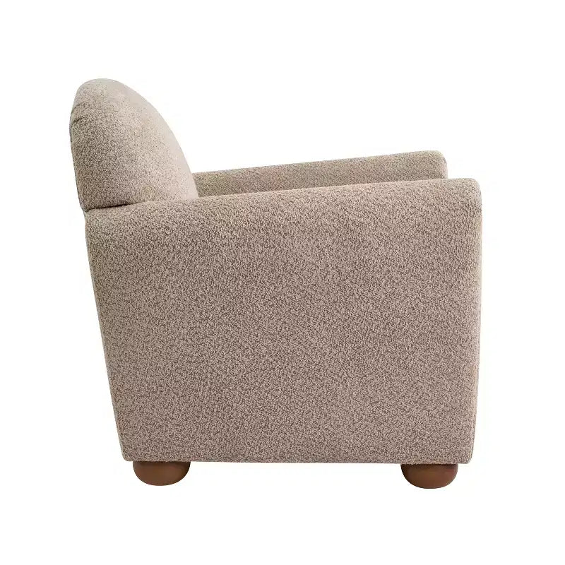 Christopher Knight Home Yannis Fauteuil d'appoint moderne rembourré en bois avec accoudoirs Rom (lot de 2)