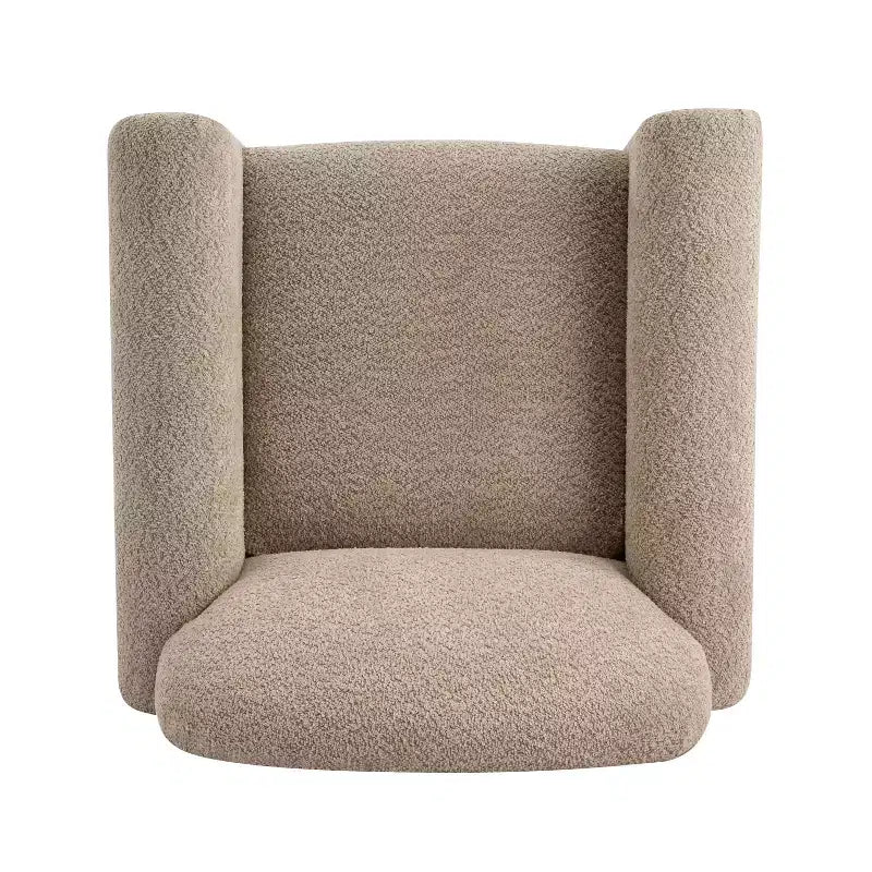 Christopher Knight Home Yannis Fauteuil d'appoint moderne rembourré en bois avec accoudoirs Rom (lot de 2)