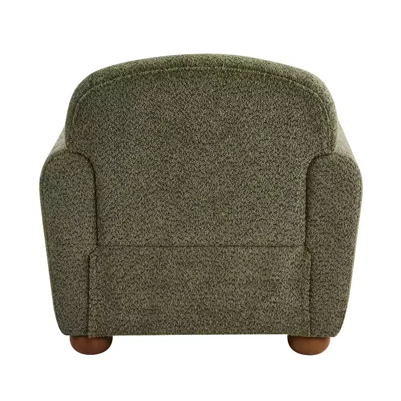 Christopher Knight Home Yannis Fauteuil d'appoint moderne rembourré en bois avec accoudoirs Rom (lot de 2)