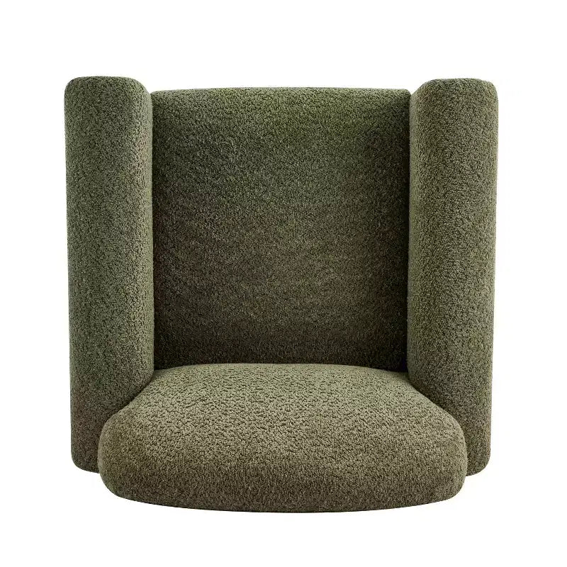 Christopher Knight Home Yannis Fauteuil d'appoint moderne rembourré en bois avec accoudoirs Rom (lot de 2)