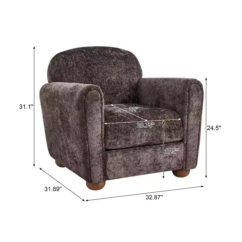 Christopher Knight Home Yannis Fauteuil d'appoint moderne rembourré en bois avec accoudoirs Rom (lot de 2)