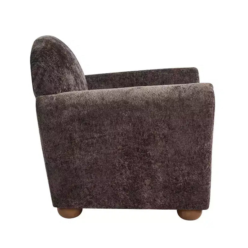 Christopher Knight Home Yannis Fauteuil d'appoint moderne rembourré en bois avec accoudoirs Rom (lot de 2)