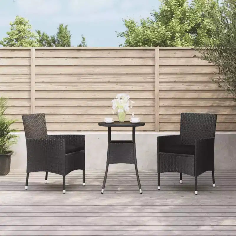 vidaXL Ensemble bistro de jardin