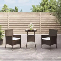vidaXL Ensemble bistro de jardin
