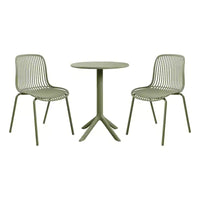 Christopher Knight Home Marisol, ensemble bistro de 3 pièces en fer et plastique, pour l'extérieur