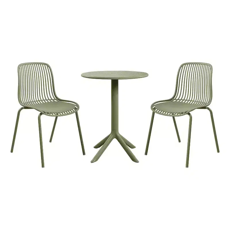 Christopher Knight Home Marisol, ensemble bistro de 3 pièces en fer et plastique, pour l'extérieur