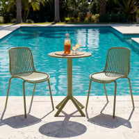 Christopher Knight Home Marisol, ensemble bistro de 3 pièces en fer et plastique, pour l'extérieur