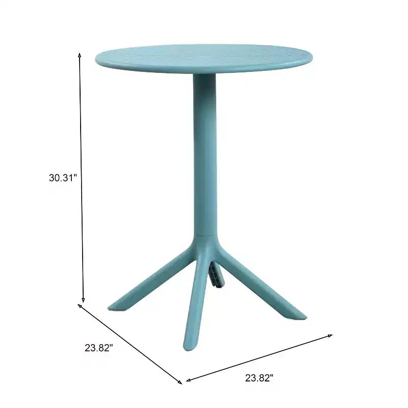 Ensemble de bistro 3 pièces Colette en plastique résistant aux intempéries Christopher Knight Home